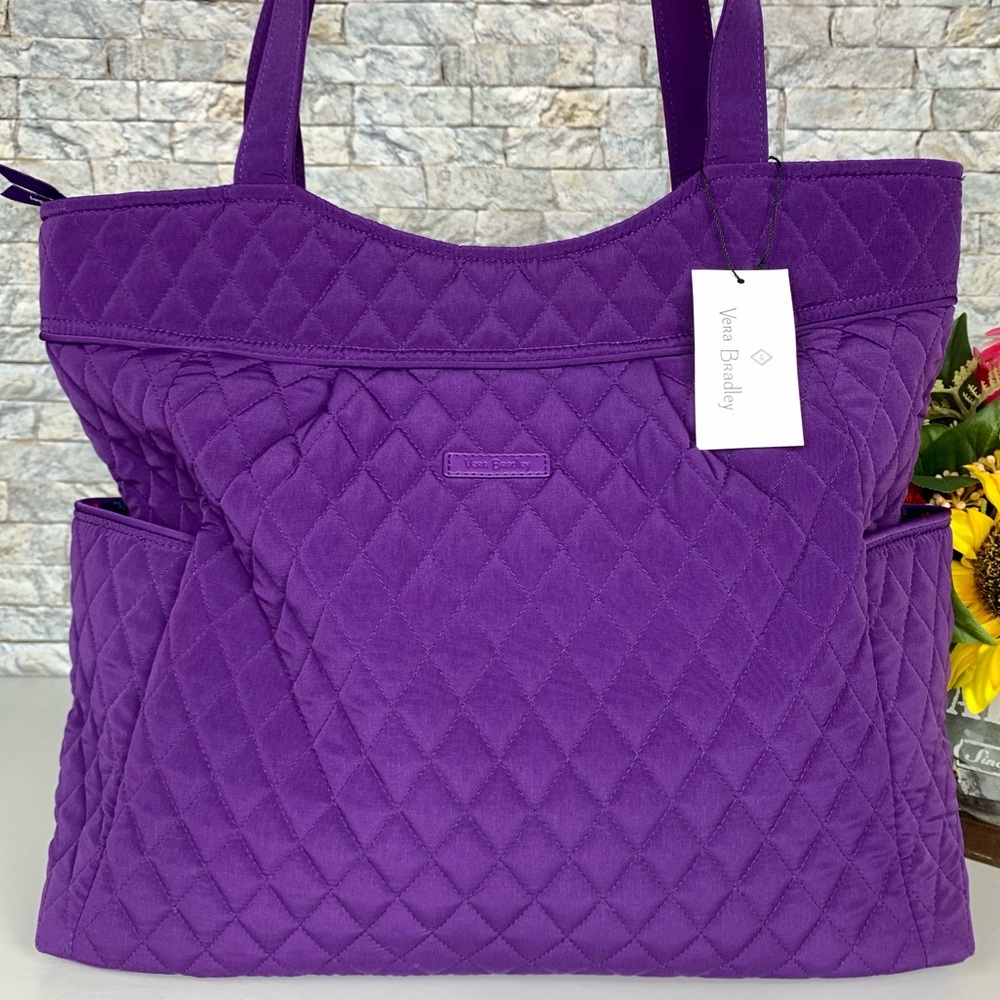 SOLD Vera Bradley Pleated Tote Bag